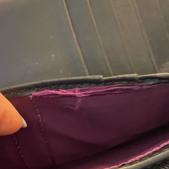 Vintage black leather coach wallet - Picture 11 of 16